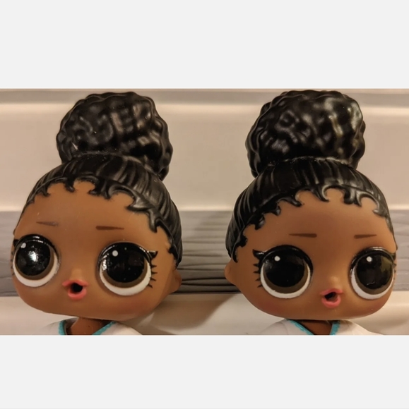 LOL Surprise Lot of 3 Foxy Dolls Pet Flyer Color Change Black Bun Twins Bird OMG - Picture 8 of 11